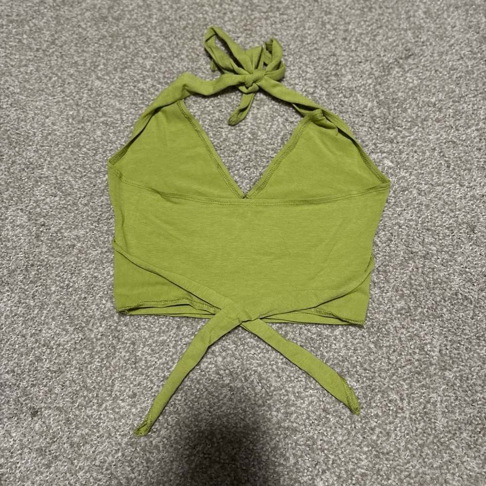 PacSun green halter top